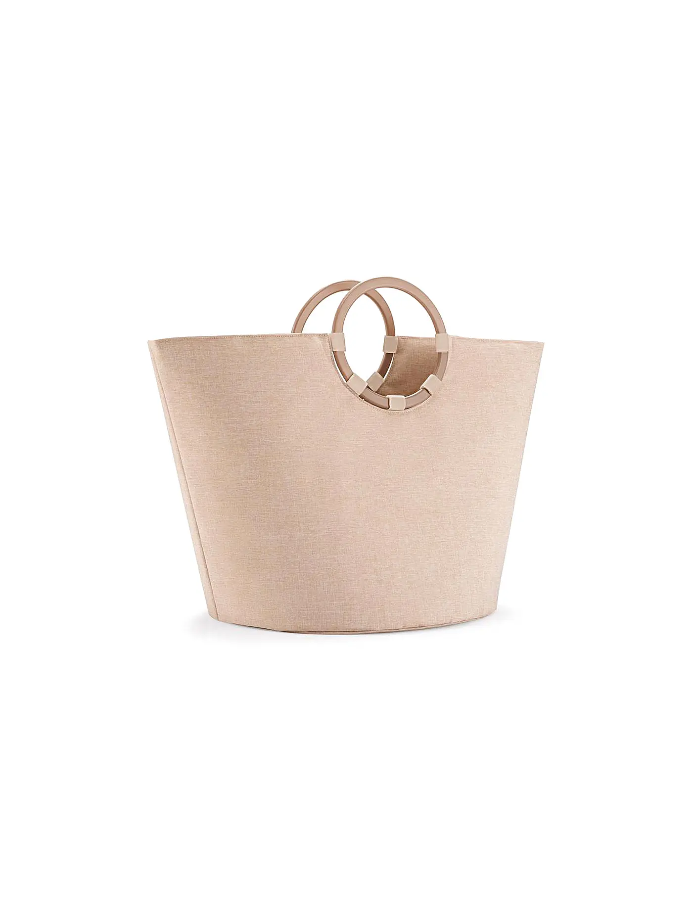 REISENTHEL | Wäschekorb - Loophome Rhombus S Light Grey | camel